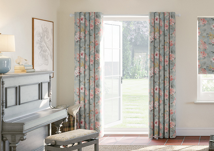 Harmony, Coral - Made to Measure Curtains - Image 3